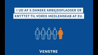 1 ud af 5 danske arbejdspladser er knyttet til  EU