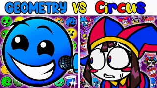 FNF Character Test | Gameplay VS My Playground | ALL Geometry Dash VS Digital Circus Test