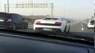 Lamborghini gallardo vs S2000 vs CTR ep3 vs civic eg k24...