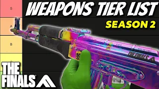 FULL WEAPON TIER LIST - The Finals Season 2