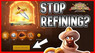 Do NOT Refine  Equipment BEFORE Watching This! | Rise of Kingdoms