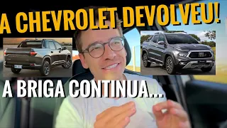 A FIAT PROVOCOU, E A CHEVROLET DEVOLVEU! A BRIGA CONTINUA...