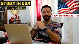 How to get 100% Scholarships in USA  for International Students 2023/24