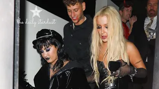 Demi Lovato & Tana Mongeau Leave Halloween Party Together At 4AM!!!!