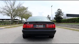 1993 Audi S4 FLY BY / ACCELERATION!! 0-60 sound