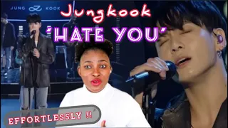 JUNGKOOK’s “HATE YOU” LIVE PERFORMANCE ON THE iHeart RADIO REACTION