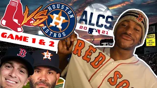 RED SOX vs ASTROS | 2021 ALCS GAME 1 & 2 HIGLIGHTS | REACTION VIDEO [HYPE]