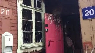 Пожар на переулке Рабочем 08.04.2019