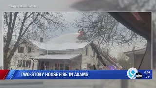 Two-story house fire in Jefferson County