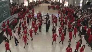 Cathay Pacific X'mas Flashmob@HKIA,CHINA（國泰航空機場聖誕快閃表演@中國香港國際機場）