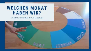 THE MONTHS - DIE MONATE | Learn German months with visual help