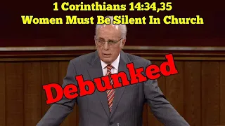 John MacArthur Debunked on Women Speaking in Church