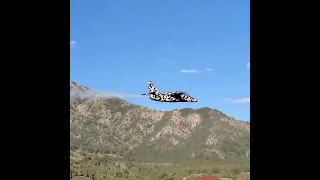 #wyoming stuff | #SIAI #Marchetti #S211 #flyby #smoketrail 🤠🤙🤙 #sunset #privatejet #mountains