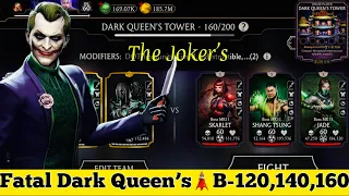 The Joker is Amazing | Fatal Dark Queen’s Tower Boss Battle 160 & 120,140 Fight + Reward MK Mobile