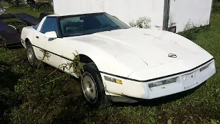 C4 Corvette removing the engine. How to remove the engine in a C4 Corvette. Crossfire injection.