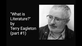 "What is Literature?" by Terry Eagleton (part 1) (urdu/hindi)