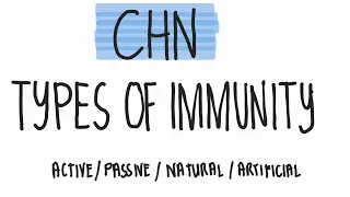 CHN - TYPES OF IMMUNITY | ALYSSA | #communityhealthnursing #nle #boardexam #nursingreview #nursing