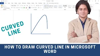 How to draw curved line in Microsoft word | Which tool is used to draw curved lines?