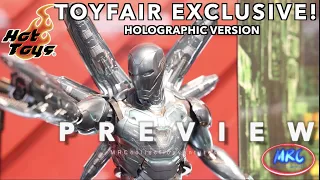 [4K] Hot toys Toy fair Exclusive !!! IRON MAN ( Holographic version ) Summer Showcase 2022