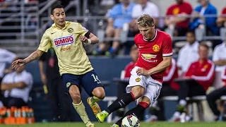 Bastian Schweinsteiger debut for manchester united - MU vs Club America 18/7/2015  HD1080p