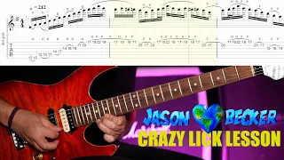 Jason Becker Crazy Pentatonic Lick Lesson with Tabs