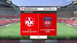 FIFA 23 | FC Kaiserslautern vs FC Heidenheim 1846 - Bundesliga | Gameplay