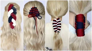 Easy 4th of July Hairstyles Compilation  by Another Braid