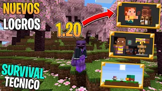 Minecraft Bedrock Técnico COMPLETO Todos los Logros de la 1.20!