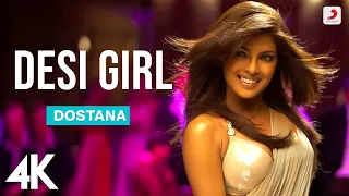 Desi Girl | Dostana | Priyanka Chopra, John Abraham, Abhishek Bachchan |Shankar, Sunidhi, Vishal| 4K