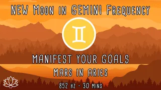 ♊  Gemini NEW Moon May 2022 🌑  New Moon May 30th Meditation Music | 852 Hz | Mars in Aries 2022