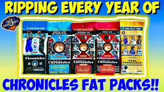 *FAT PACK FRIDAY!* Ripping EVERY YEAR of Chronicles incl. 2018-19 🔥🔥 Luka Doncic Rookie Hunting!