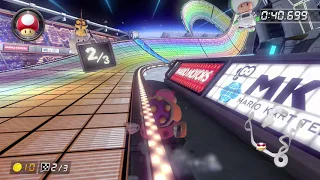 Rainbow Road [150cc] - 2:00.444 - 。(Mario Kart 8 Deluxe World Record)