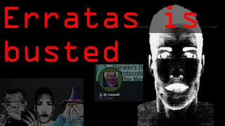 Erratas is busted (officially)  - /x/ Files