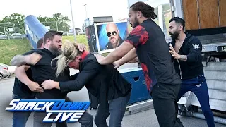 Kevin Owens and Dolph Ziggler brawl in the parking lot: SmackDown LIVE: July 9, 2019