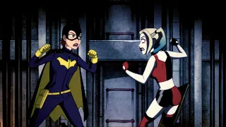 Harley Quinn and Batgirl Fight [HD] [Harley Quinn 03x07]