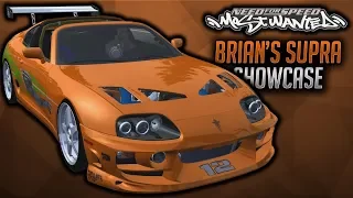 BRIAN O'CONNOR'S SUPRA MOD | NFS: MOST WANTED (2005) (PC) (4K)