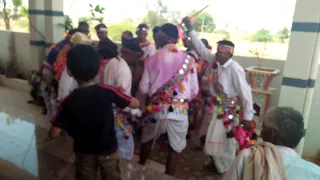 Banjara treditional holi dance by youths of Dasara halli thanda Hoovina Hadagali tq Ballari(2)