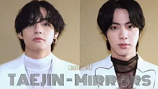 TAEJIN - Mirrors. Taehyung Jin Mirroring & Following e.o, Same Brain Cells, Habbit and Clothes