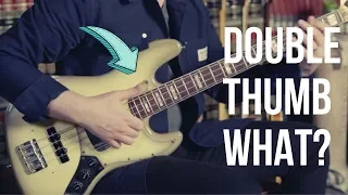 DOUBLE THUMB SLAP - how to really do it. w/Ian Martin Allison