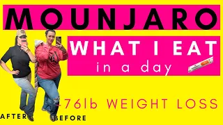 WHAT I EAT MOUNJARO WEIGHT LOSS -76 LBS // ZEPBOUND WHAT I EAT // GEM DAILY VITAMINS