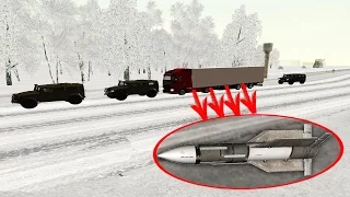 РАЗБИЛИ КОРТЕЖ ВОЕННЫХ И УКРАЛИ ЯДЕРНУЮ БОЕГОЛОВКУ! GTA:CRMP