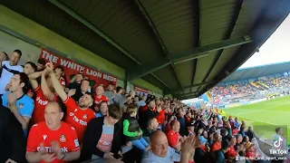 The last 4....3....2....1....No minutes of the National League. #wrexham #wrexhamfc #football #fans