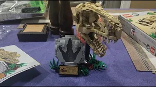 Lets Unbox & Build the LEGO Dinosaur Fossils T. rex Skull - Set# 76964 - My New Valentine's Day Gift