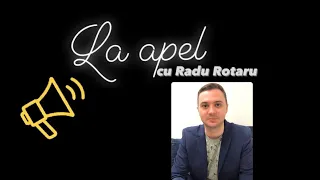 “La apel” cu Radu Rotaru, din 1 Aprilie!