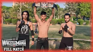 WWE WrestleMania 40 | Roman Reigns vs Brock Lesnar Full Match | Backyard Wrestling