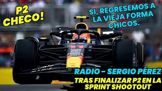 Radio - Sergio Pérez: Pudo Desahogarse, Tras Quedar P2 en el Sprint Shootout de Austria. F1