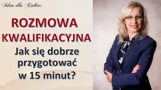 Rozmowa kwalifikacyjna – jak się skutecznie przygotować w 15 minut? #4