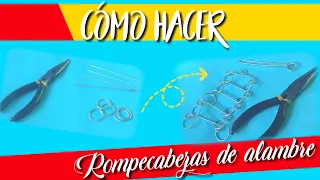CÓMO HACER ROMPECABEZAS DE ALAMBRE (ESCALERA) - How to make wire puzzle | ARTESANÍAS EN METAL