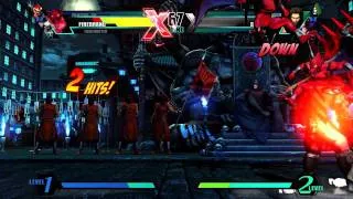 UMvC3   Raw Gameplay   Firebrand vs Hawkeye