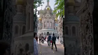 Church of the Savior on Blood, the most important landmark in Saint Petersburg 🇷🇺 #shorts